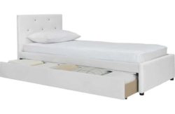 Hygena Imelda Single 1 Drawer Bed Frame - White.